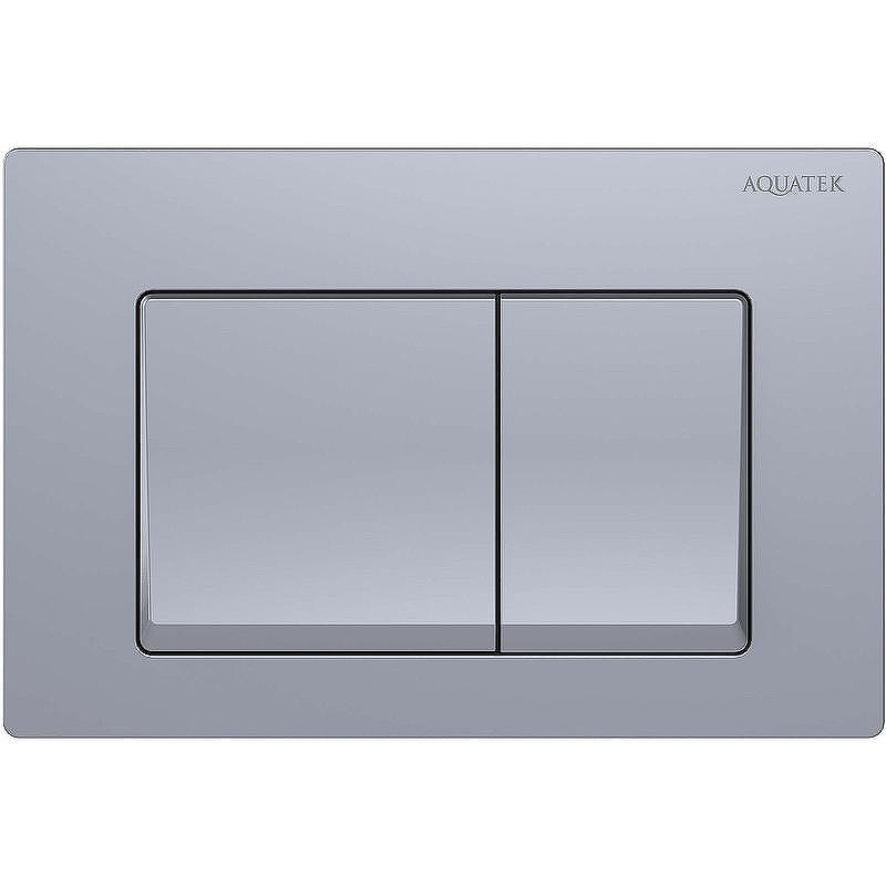 Клавиша смыва Aquatek Small TDI-0000006 Хром матовый