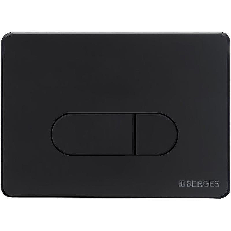 Клавиша смыва Berges Novum D5 040035 Черный матовый