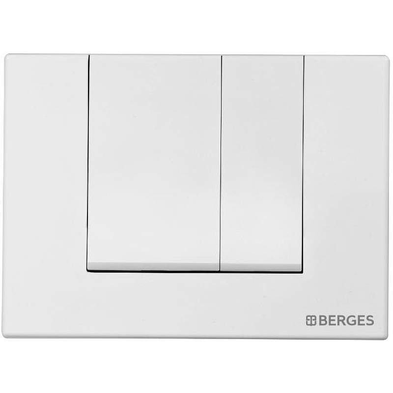 Клавиша смыва Berges Novum S4 040044 Белая