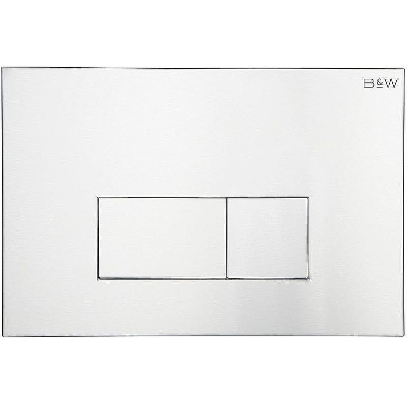 Клавиша смыва Black&White Universe WPI-09544 09544 Silver Coated