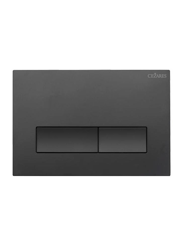 Клавиша смыва Cezares Slider SLIDER-BTN-NOP цвет Черный матовый