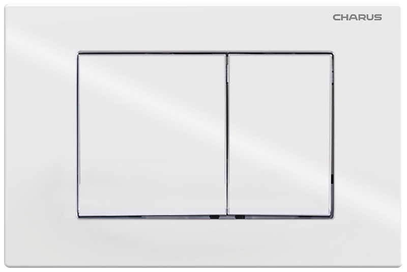Клавиша смыва Charus Minimalista FP.310.11.01 цвет Белый глянцевый