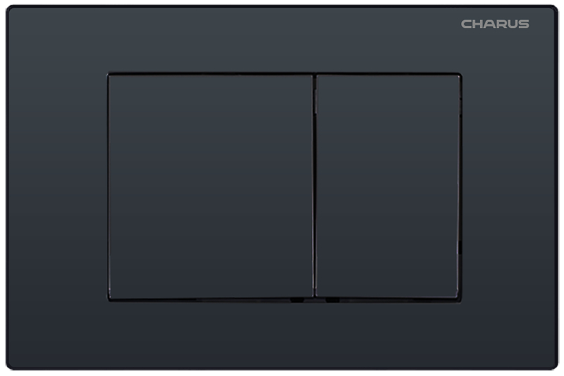 Клавиша смыва Charus Minimalista FP.310.DW.01 цвет Черный матовый