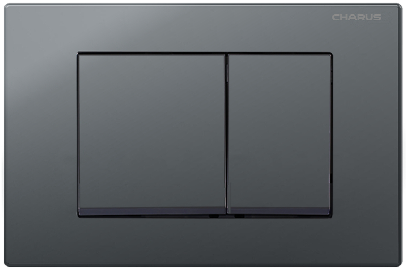 Клавиша смыва Charus Minimalista FP.310.GRP.01 цвет Графит