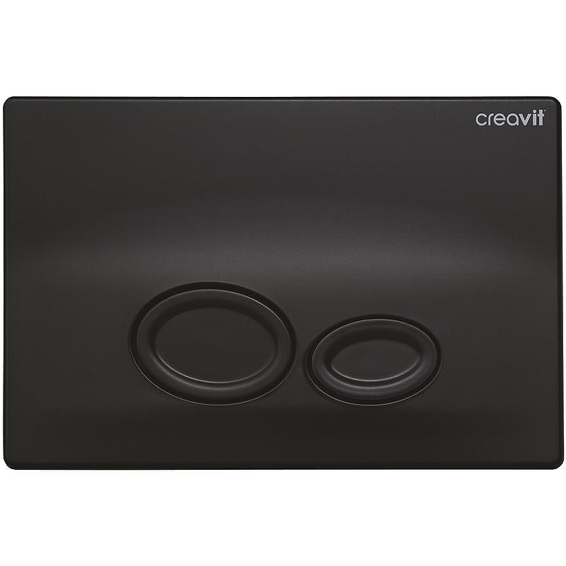 Клавиша смыва Creavit Drop GP2002.01 Черная матовая