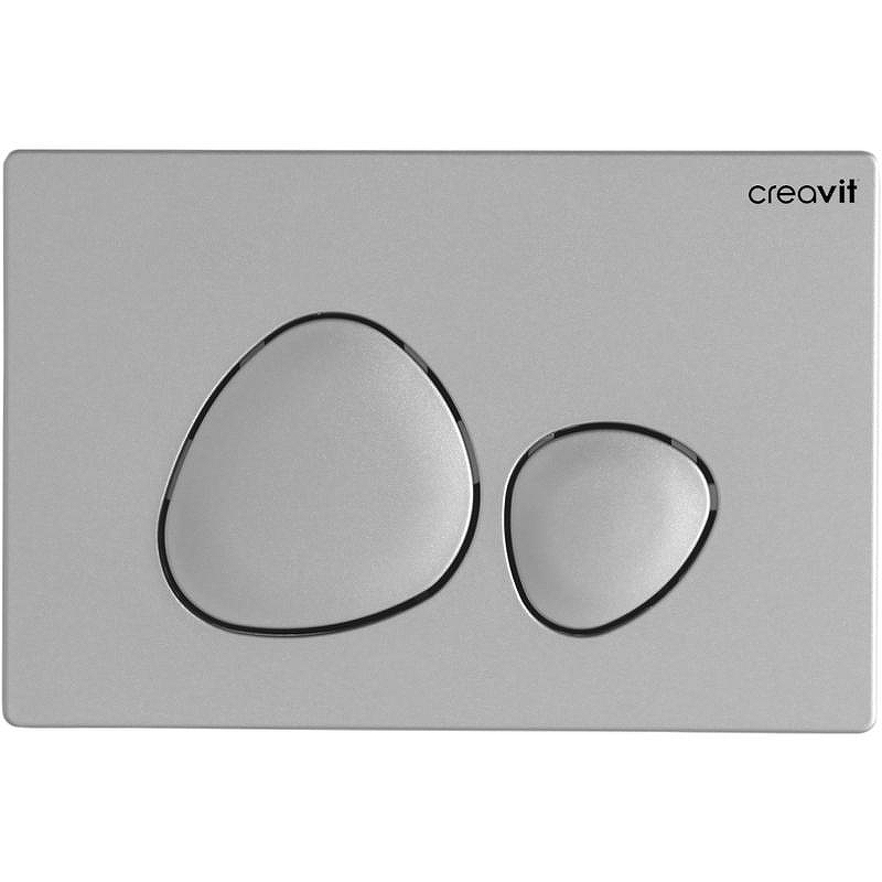 Клавиша смыва Creavit Spa GP7002.00 Серая матовая