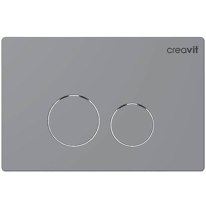 Клавиша смыва Creavit Terra GP9002.00 Серая матовая