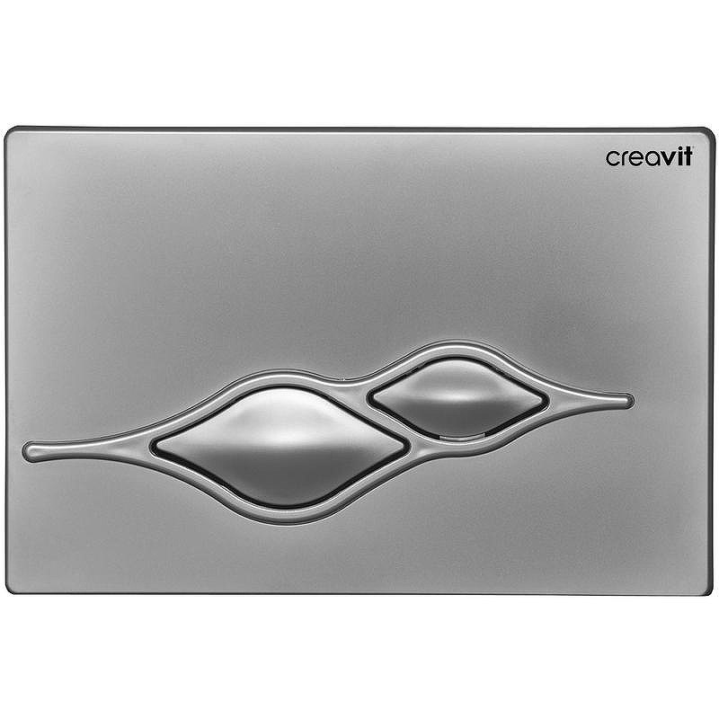 Клавиша смыва Creavit Ufo GP1002.00 Серая матовая