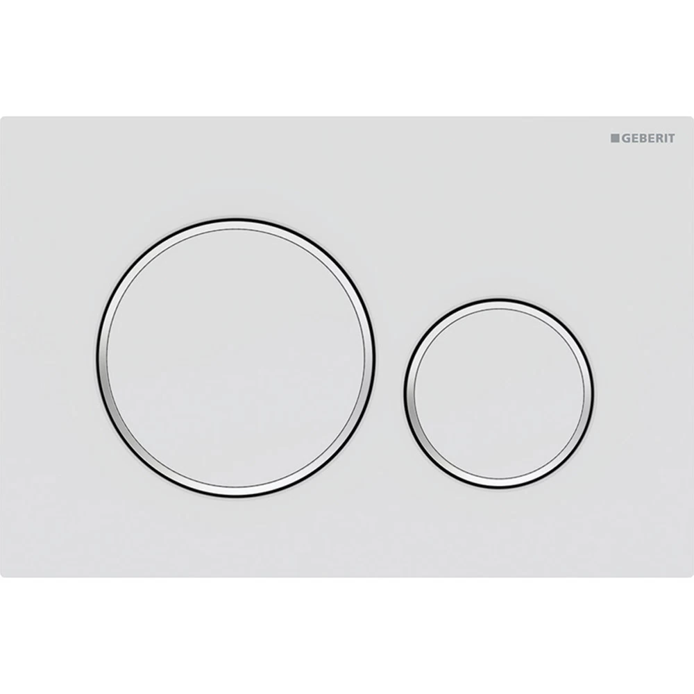 Клавиша смыва для инсталляций Geberit Sigma 20 белая матовая (115.882.JT.1)