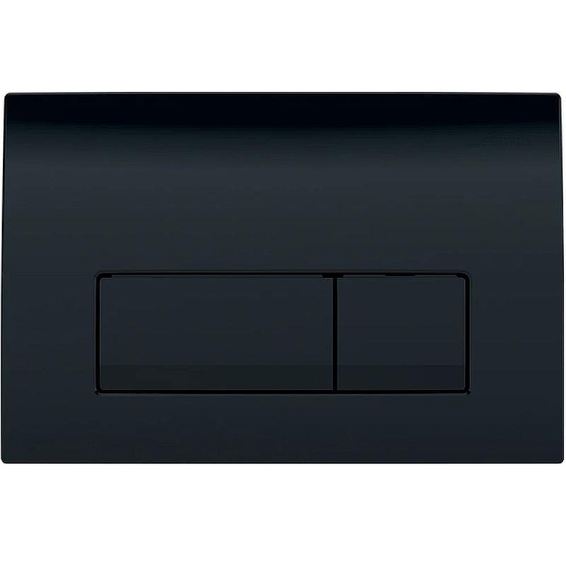 Клавиша смыва Geberit Delta 50 115.119.DW.1 Черная глянцевая
