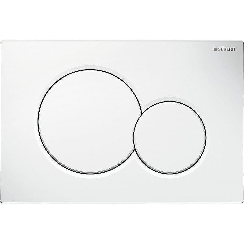 Клавиша смыва Geberit Sigma 01 115.770.11.5 Белая