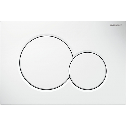 Клавиша смыва Geberit Sigma 01 115.770.11.5 пластик, белый