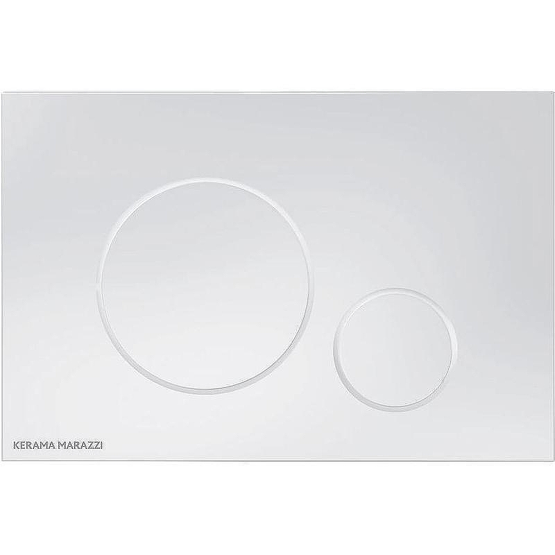 Клавиша смыва Kerama Marazzi FPR.A.WHT Белая глянцевая