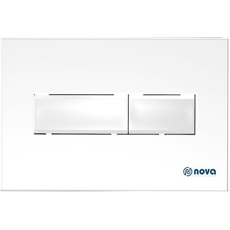 Клавиша смыва Nova NV7320 Белая глянцевая