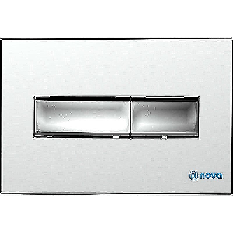 Клавиша смыва Nova NV7322 Хром глянцевый