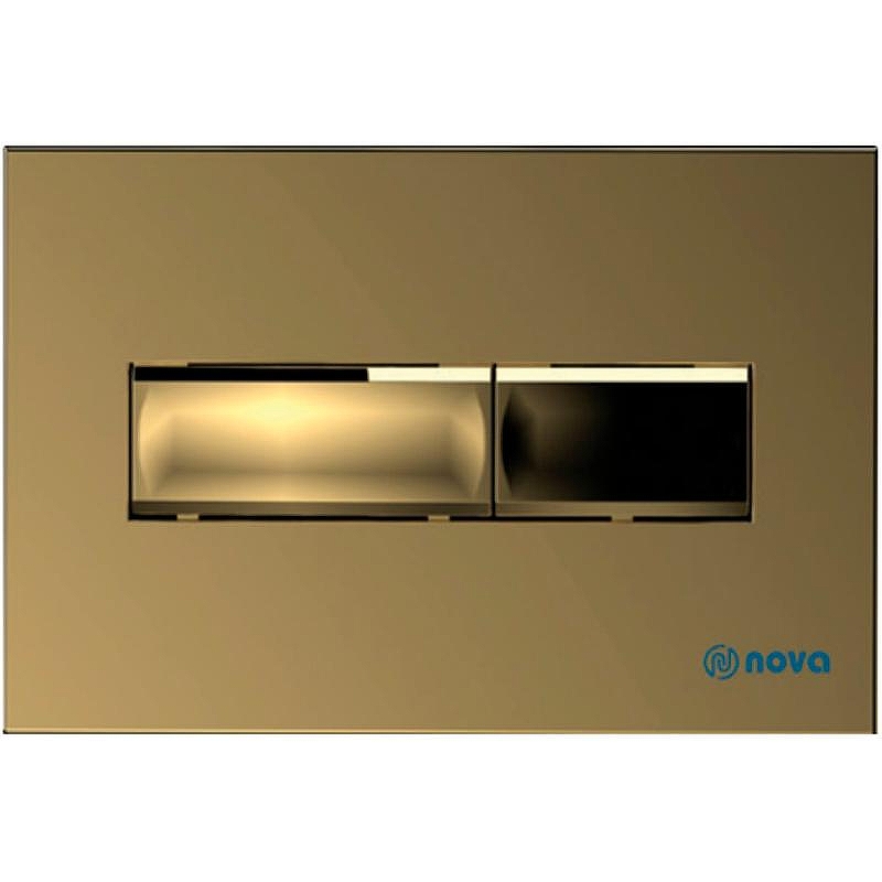 Клавиша смыва Nova NV7325 Золото