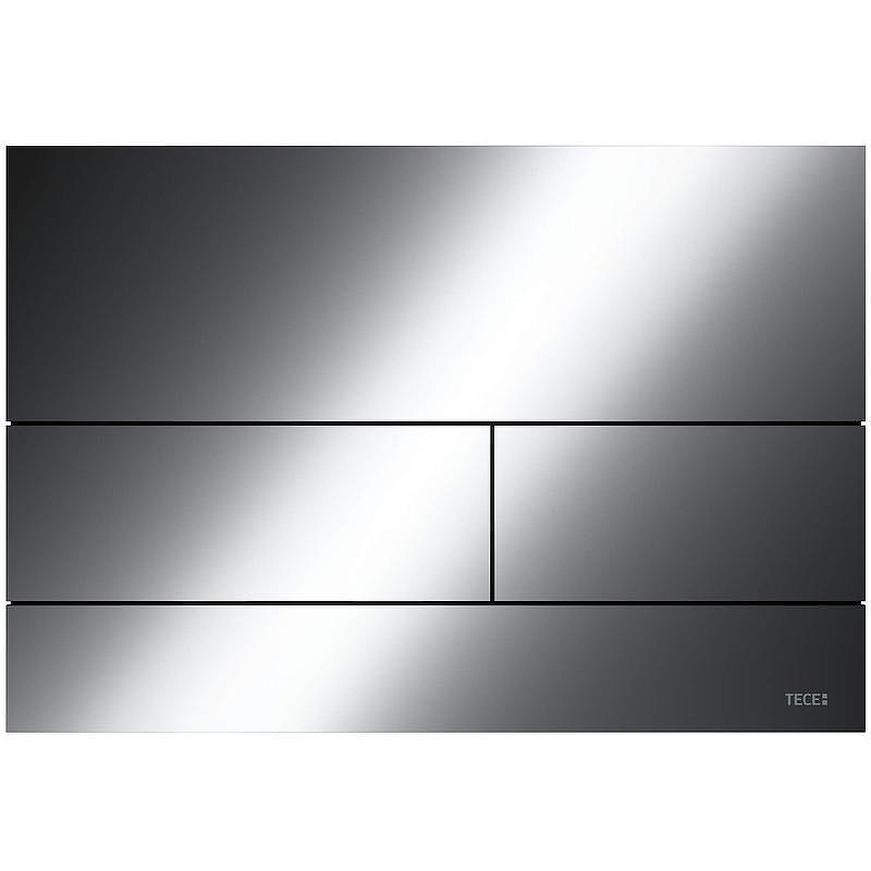 Клавиша смыва Tece Square II 9240837 для унитаза PVD Polished Black Chrome