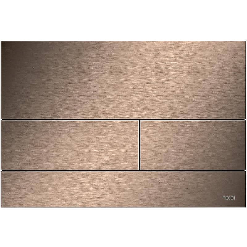 Клавиша смыва Tece Square II 9240840 для унитаза Brushed Red Gold