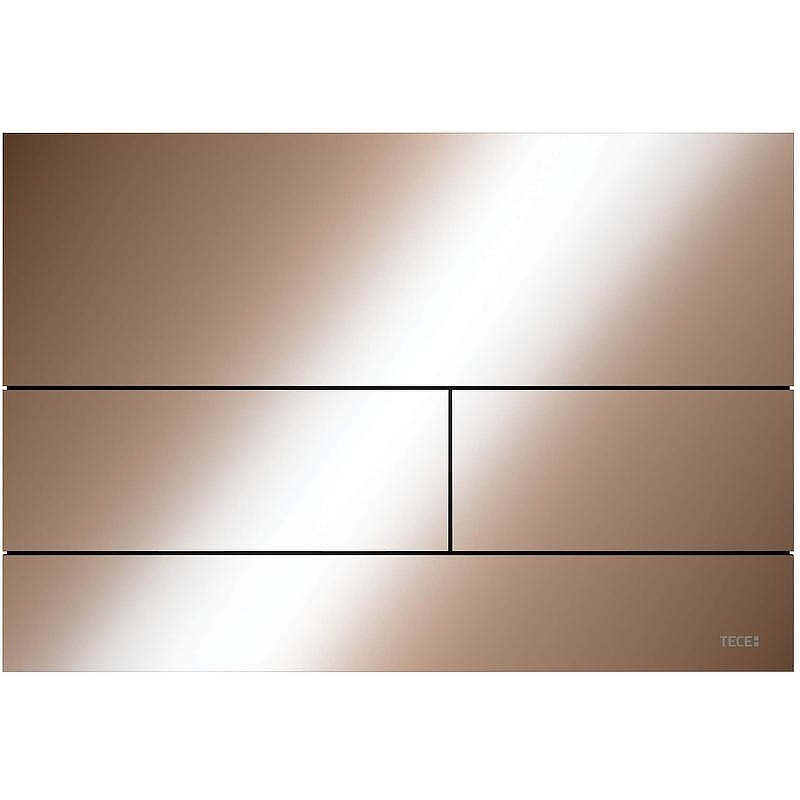 Клавиша смыва Tece Square II 9240841 для унитаза PVD Polished Red Gold