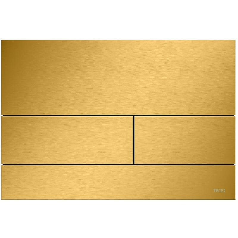 Клавиша смыва Tece Square II 9240847 (9240838) для унитаза PVD Brushed Gold Optic