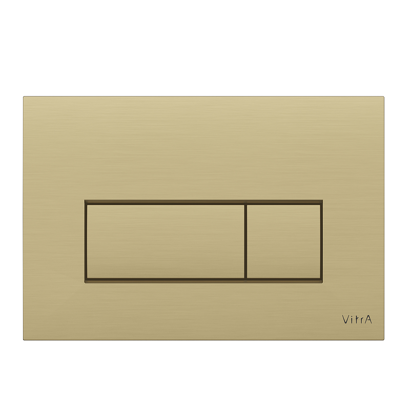 Клавиша смыва Vitra Root Square 740-2325 Золото матовое