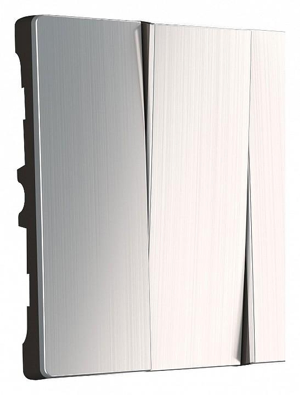 Клавиши для выключателя трехклавишного Werkel глянцевый никель W1139002 цвет Никель