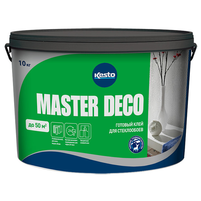 клей для стеклообоев KESTO Master Deco 10кг, арт.80645