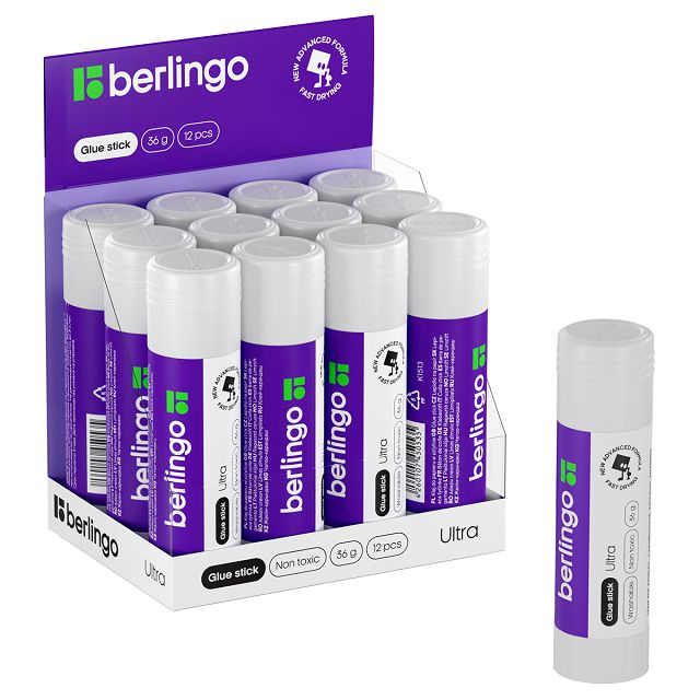 клей-карандаш BERLINGO ultra 36г пвп