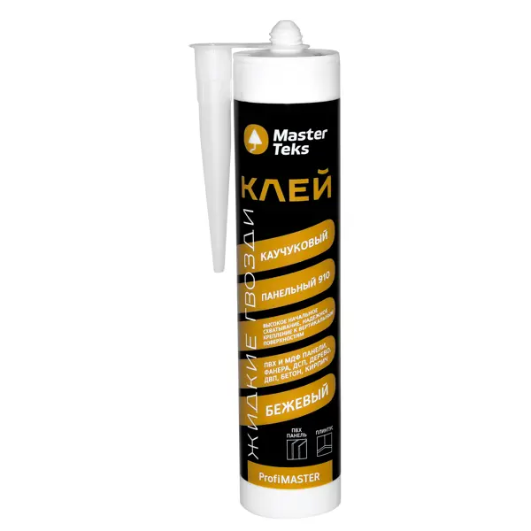 Клей каучуковый MasterTeks панельный 910 бежевый 400 г