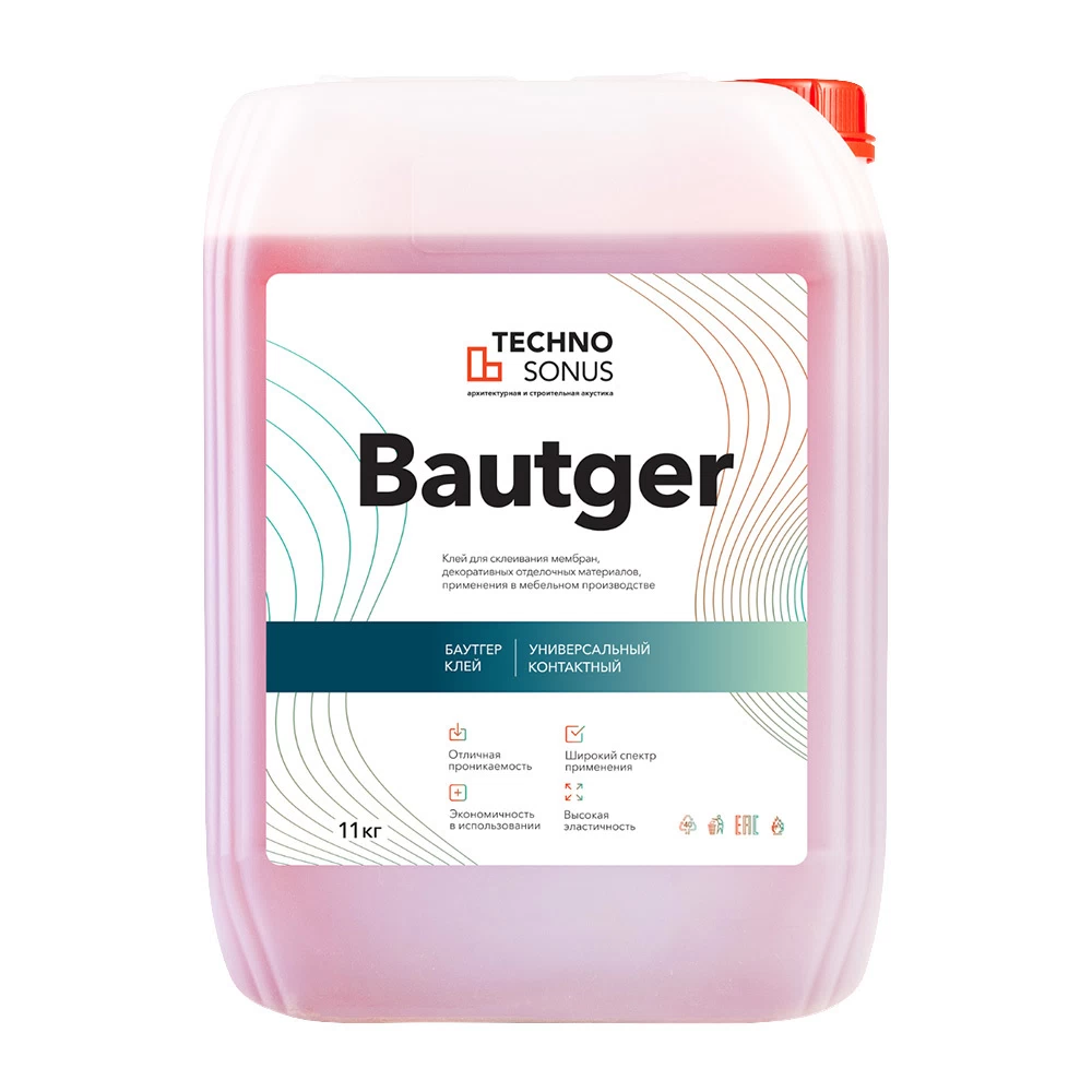 Клей контактный Bautger универсальный 11 кг/10 л