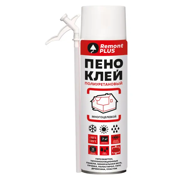 Клей-пена бытовая Remont plus Мини всесезонная 350 мл