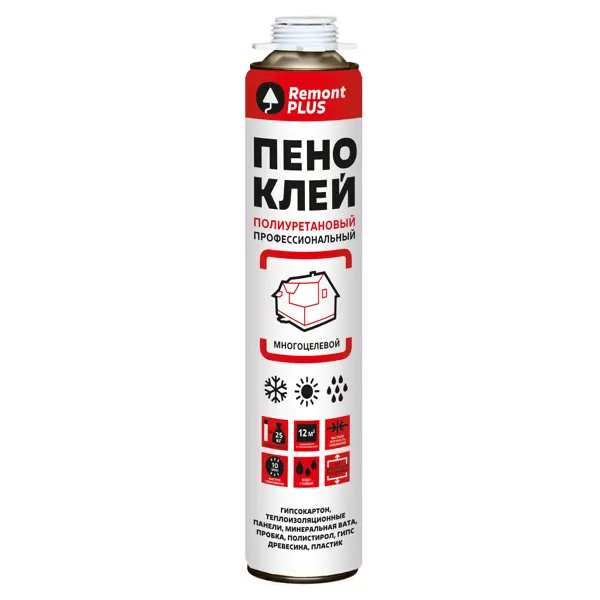 Клей-пена профессиональная Remont plus всесезонная 750 мл