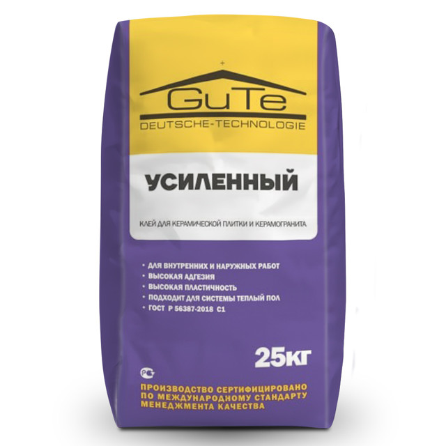 клей плиточный GUTE усиленный 25кг