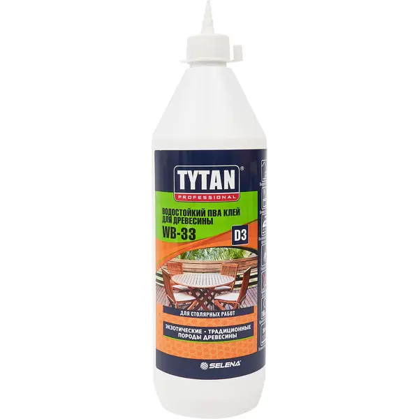 Клей ПВА Tytan Professional для древесины D3 750 г