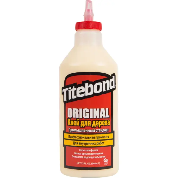 Клей столярный Titebond Original цвет кремовый 946 мл