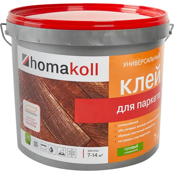 Клей водно-дисперсионный для паркета Homakoll (Хомакол) 7 кг