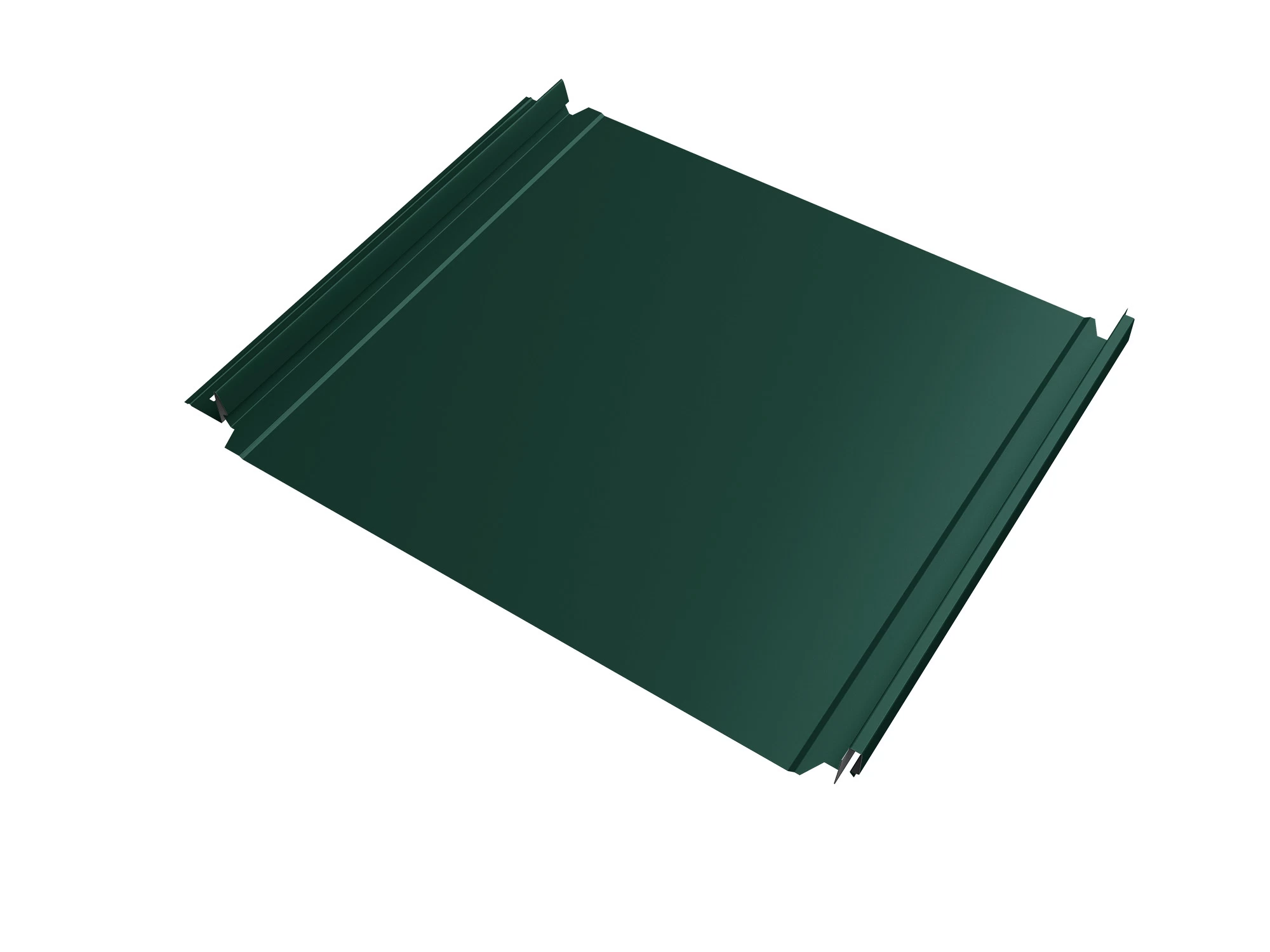 Кликфальц 0,5 мм Grand Line Double Pro с пленкой на замках зеленый RAL 6005 satin matt TX