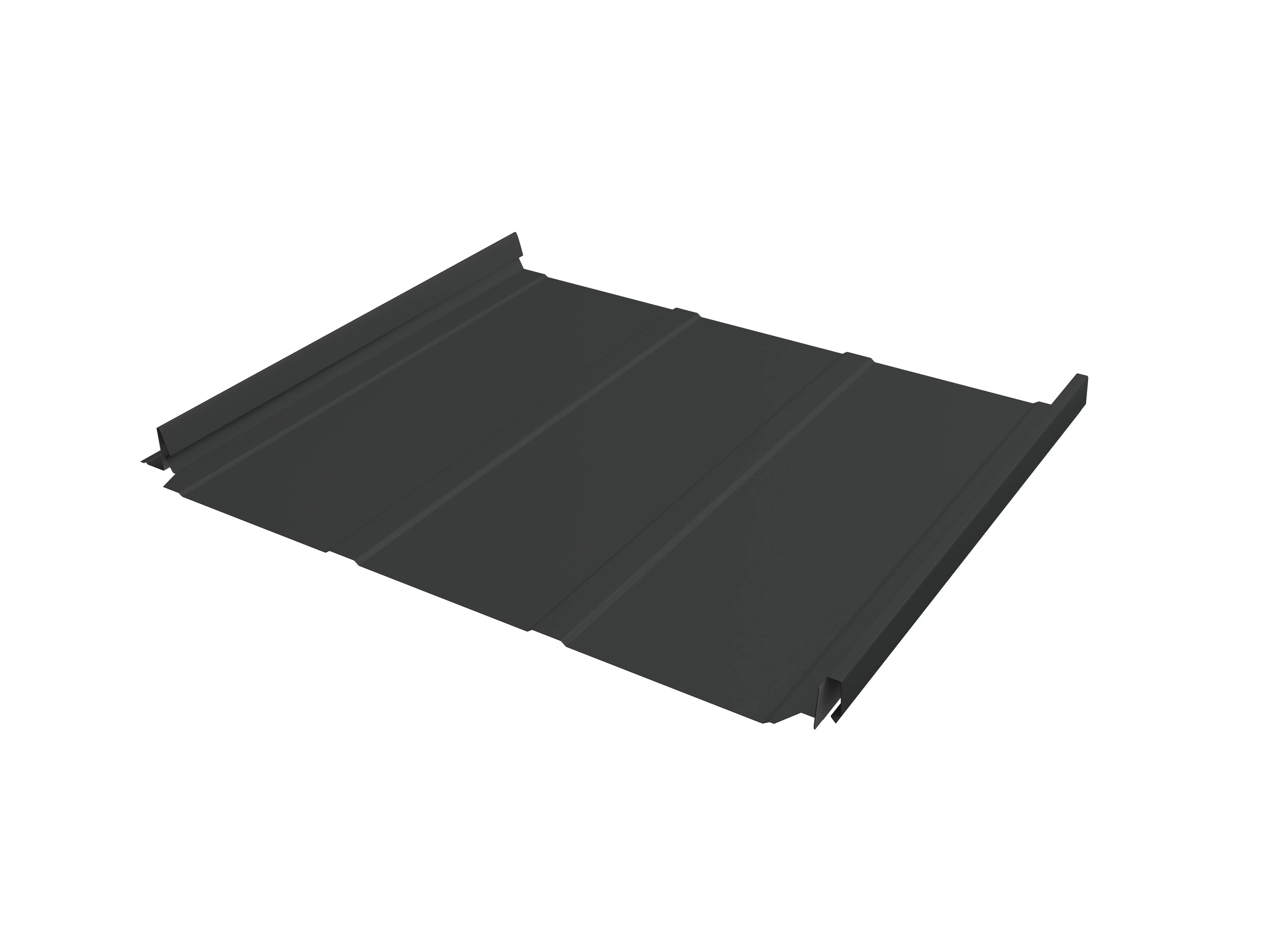Кликфальц 0,5 мм Grand Line Pro Line с пленкой на замках антрацитово-серый RAL 7016 satin matt TX