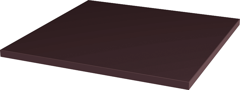 Клинкер Ceramika Paradyz Natural Brown Коричневый матовый 30x30 см