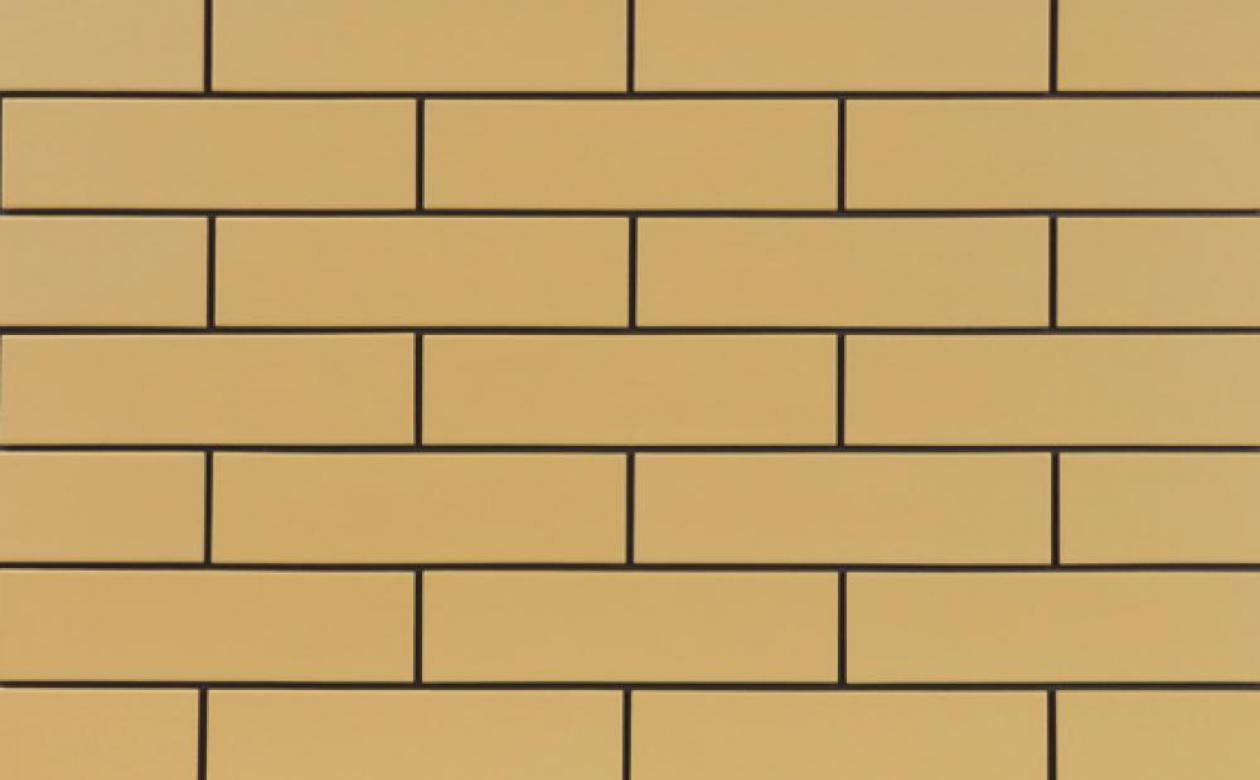 Клинкерная плитка для фасада Cerrad Elewacja gladka (32 шт.= 0,5 кв.м) песочная 245х65х6,5 мм