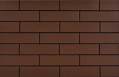 Клинкерная плитка для фасада Cerrad Elewacja gladka (32 шт.= 0,5 кв.м) коричневая 245х65х6,5 мм