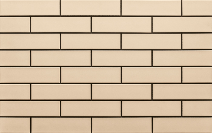 Клинкерная плитка для фасада Cerrad Elewacja gladka (32 шт.= 0,5 кв.м) кремовая 245х65х6,5 мм
