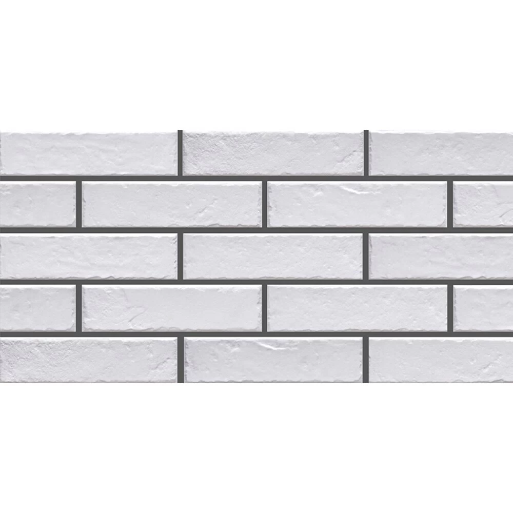 Клинкерная плитка для фасада Cerrad Foggia bianco (38 шт.=0,6 кв.м ) белая 245х65х8 мм