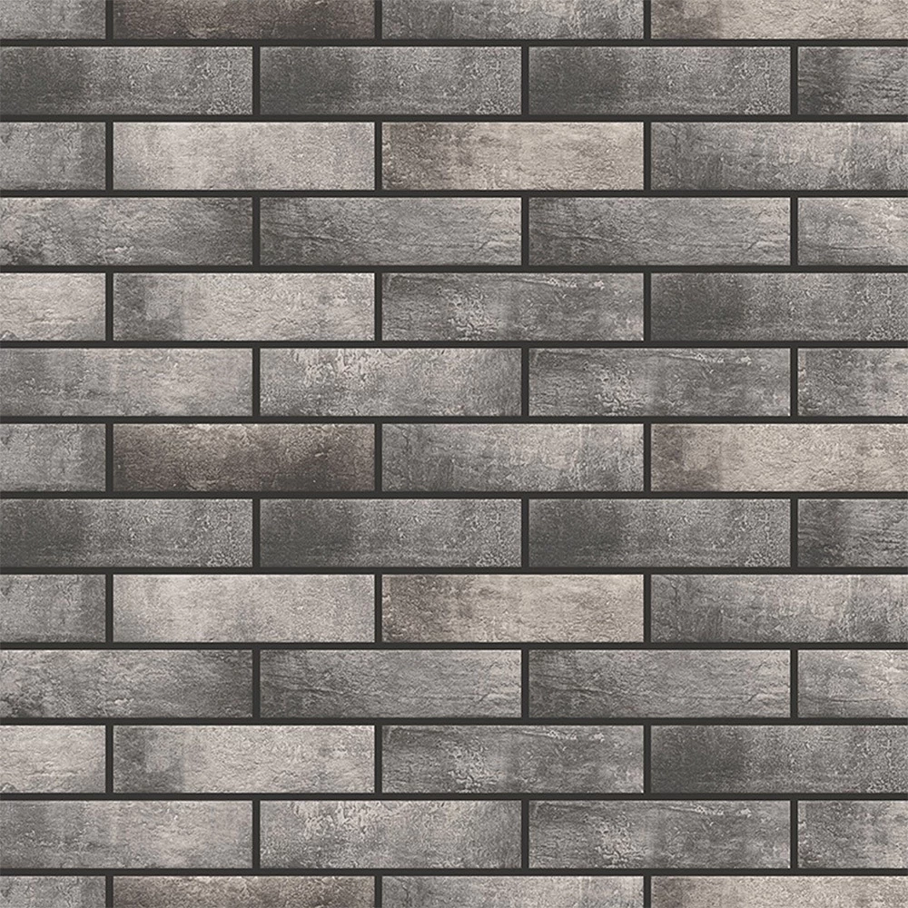 Клинкерная плитка для фасада Cerrad Loft brick pepper spec (38 шт.= 0,6 кв.м) серая 245х65х8 мм