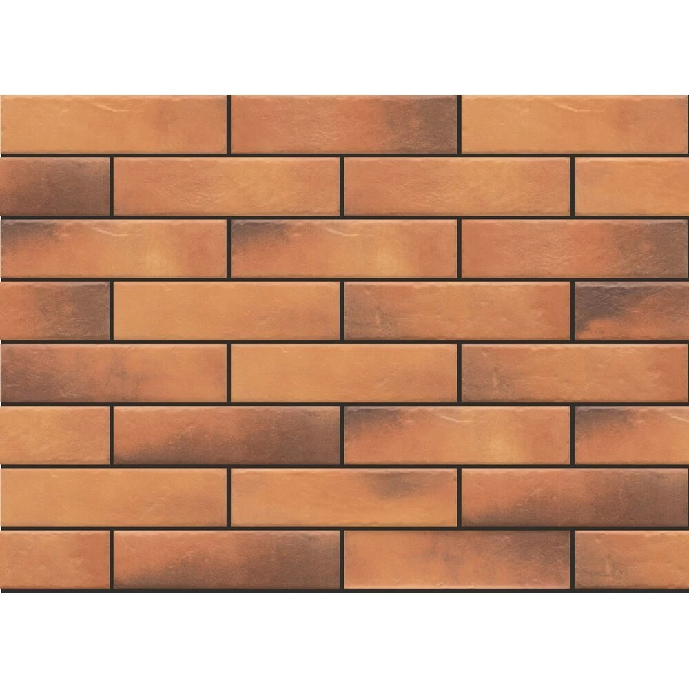 Клинкерная плитка для фасада Cerrad Retro brick (38 шт.= 0,6 кв.м) желто-коричневая 245х65х8 мм