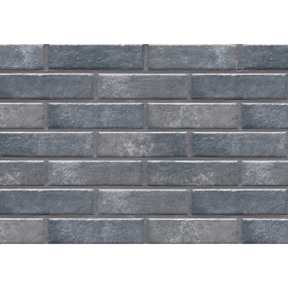 Клинкерная плитка для фасада Paradyz Semir struktur grafit (46 шт.= 0,74 кв.м) графит 245х66х7 мм
