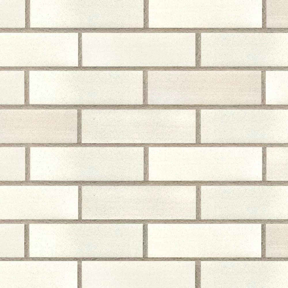 Клинкерная плитка для фасада Terramatic Plato White AC (18 шт.= 0,31 кв.м) слоновая кость 240х71х14 мм