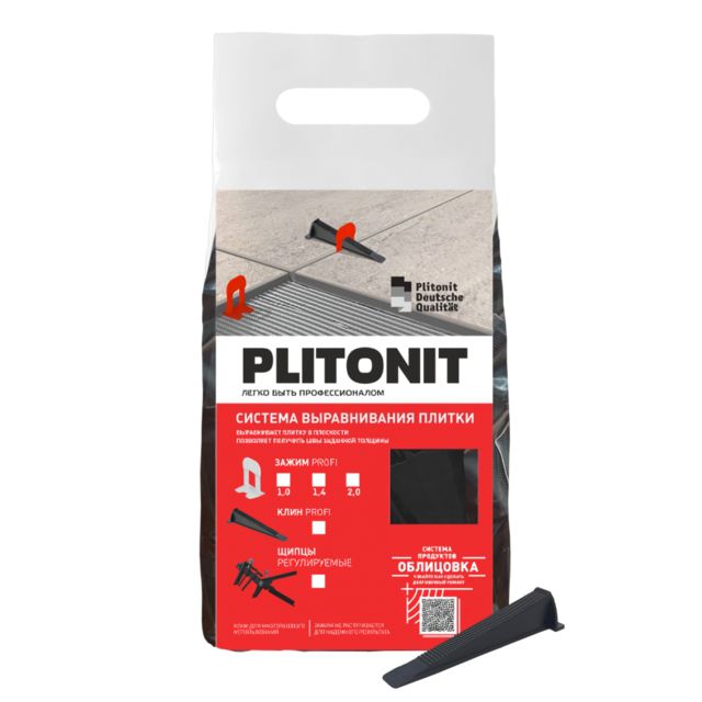 клинья для выравнивания плитки PLITONIT 100шт