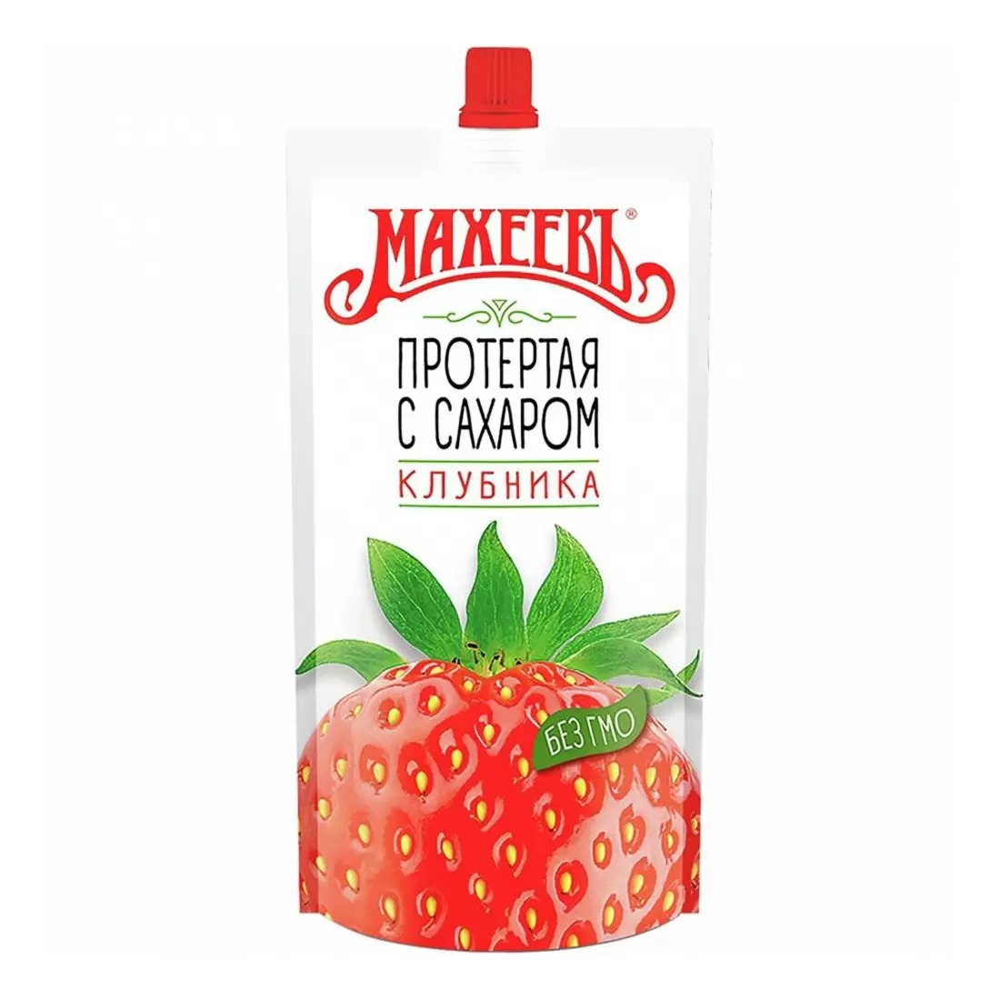 Клубника протертая с сахаром Махеевъ, 300 г