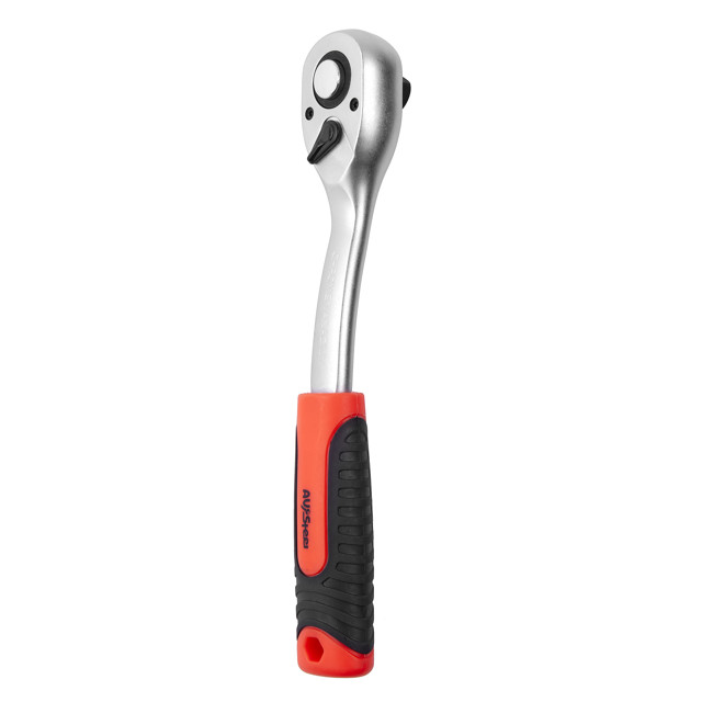 ключ-трещотка AV STEEL 1/2" 255мм 2-х компонентная рукоятка